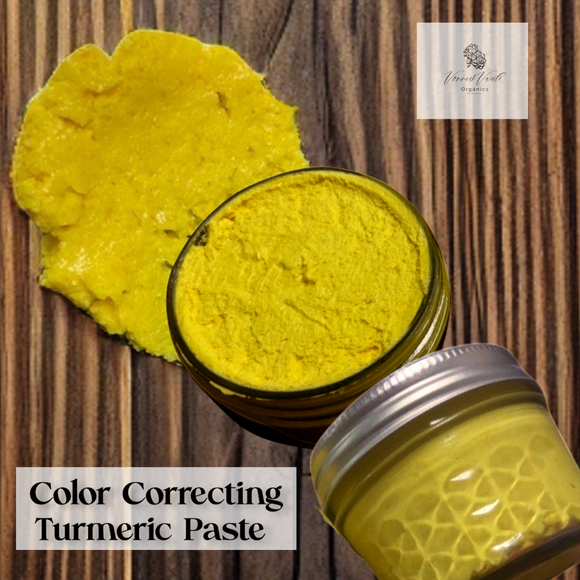 Color correction turmeric paste