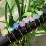 Natural Stone/Rock/Mineral/Quartz/Crystal Adjustable Bracelets