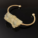 Raw Natural Healing Mineral/Stone/Quartz Bracelet Stone Bangle/Cuff/Bracelet